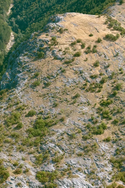 Вид з повітря на гору — стокове фото