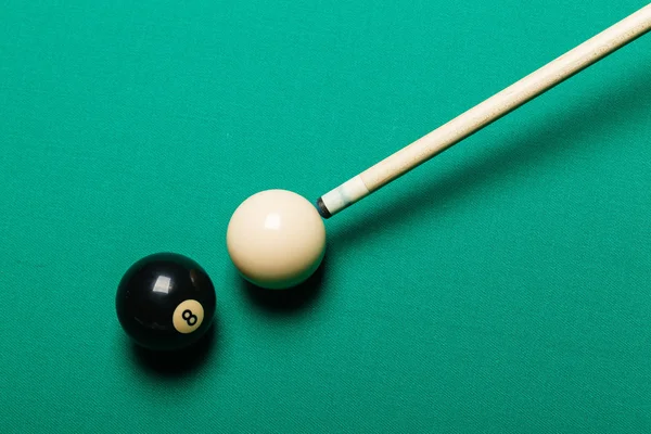 Balles de billard dans un billard . — Photo