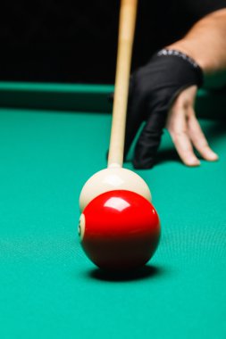 Bilardo masası bilardo topları.