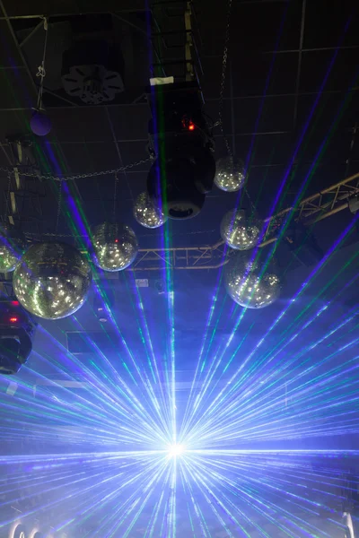 Disco-Lichtshow, Bühnenbeleuchtung — Stockfoto