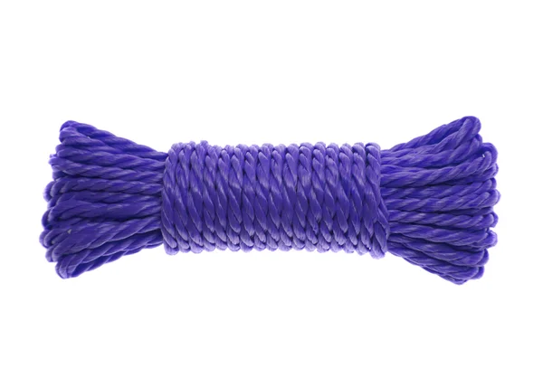 Roll of rope isolated on white — Stock Photo, Image