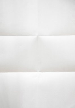 beyaz kağıt katlanmış 