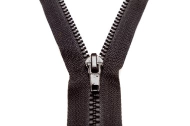 fotoğrafın orijinal siyah fermuar.