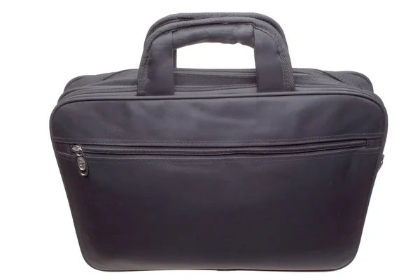 Υφασμάτινη επαγγελματική τσάντα για το έγγραφο και το lap-top σας — Φωτογραφία Αρχείου