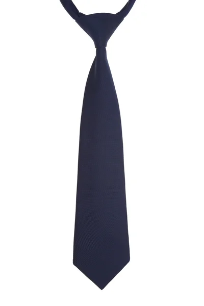 Beyaz zemin üzerinde bir kravat — Stok fotoğraf