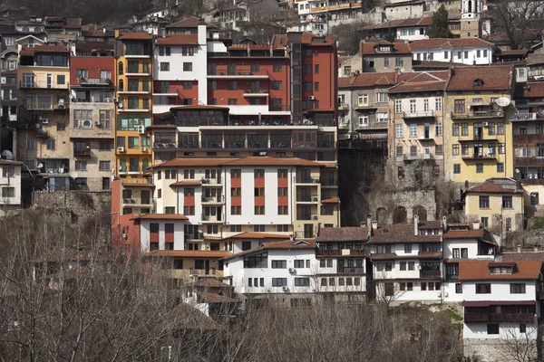 Vista desde la ciudad Veliko Tarnovo en Bulgaria — Foto de Stock