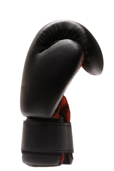 白い背景の上の単一のボクシング グローブ. — ストック写真