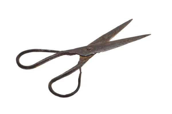 Old Scissors isolated on the white background — Stock Photo, Image