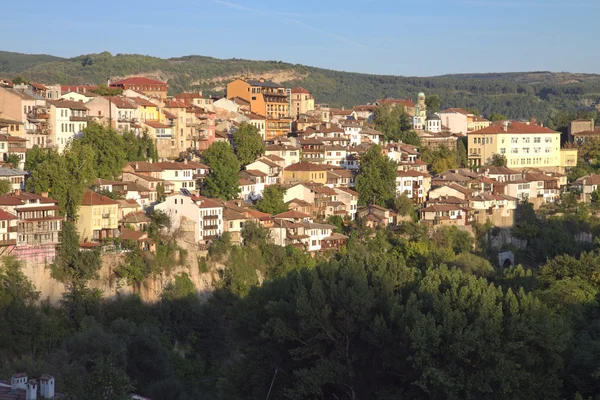 Vista dalla città Veliko Tarnovo in Bulgaria — Foto Stock