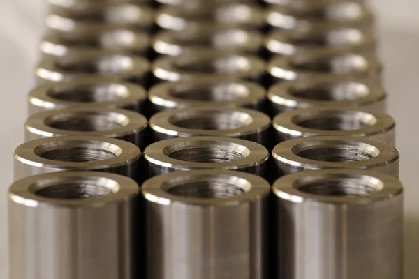 Turned metal cylinders — Stock Photo, Image