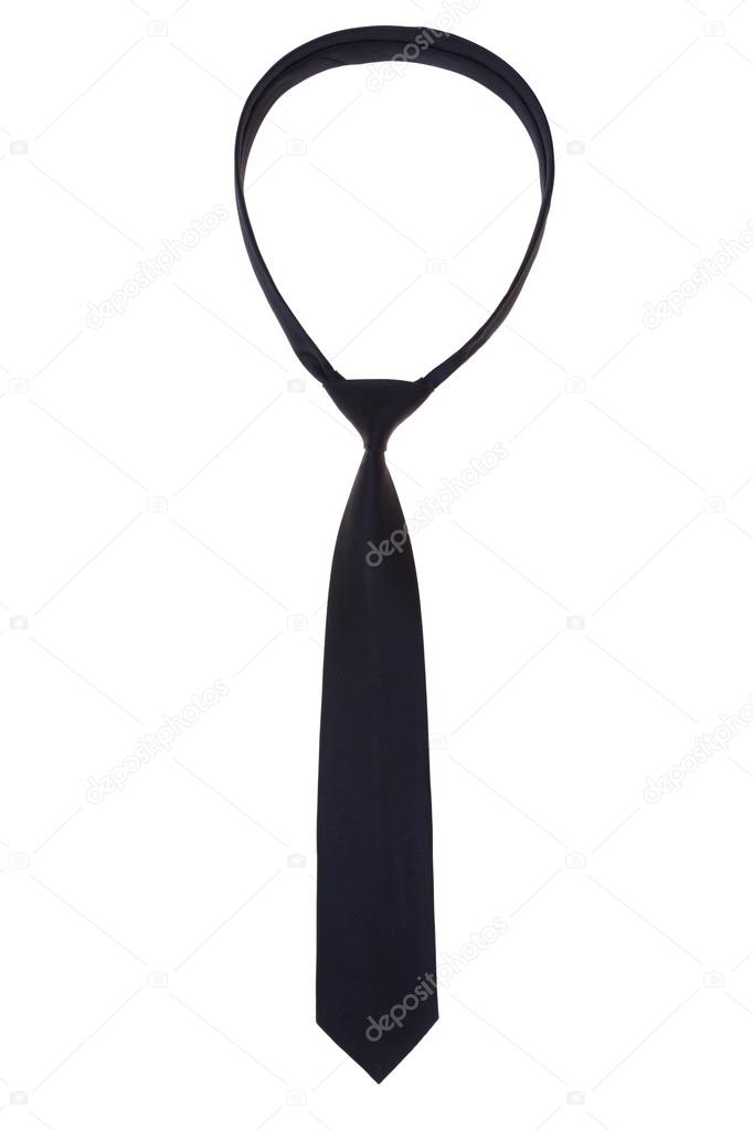  necktie on white background