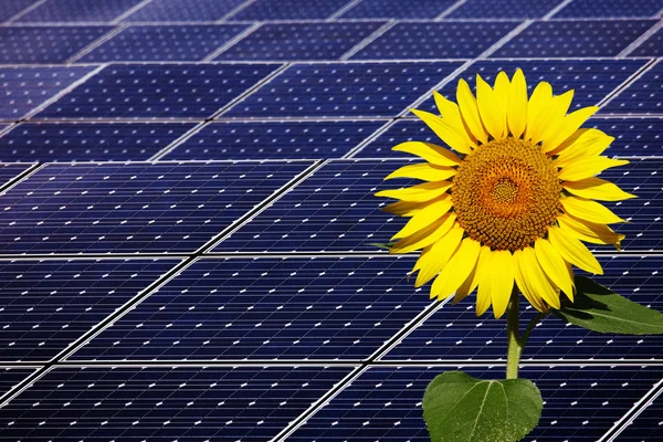 Power plant using renewable solar energy — Stock Photo, Image