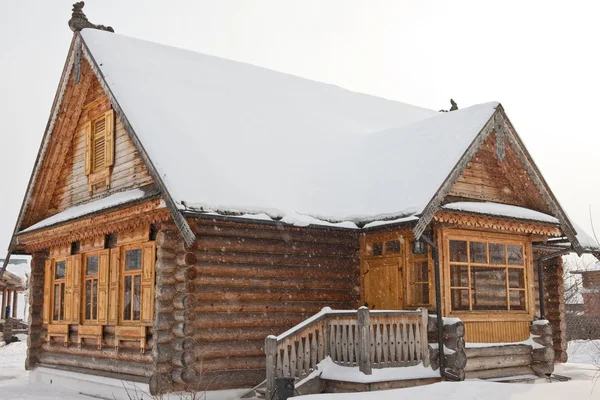 Old wooden house in village — Stock Image Old wooden house in village Stock Picture