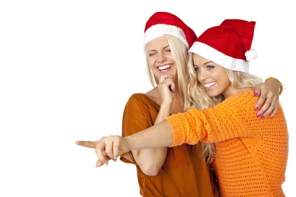 Beautiful santa girl, christmass — Stock Photo, Image