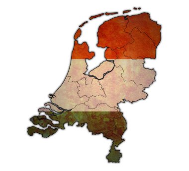 Hollanda'nın İlleri Haritası