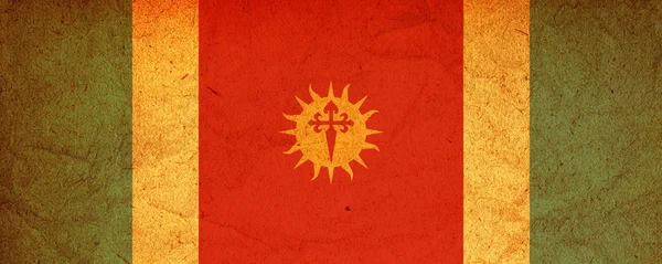 圣地亚哥德尔埃斯特罗旗帜 — 图库照片
