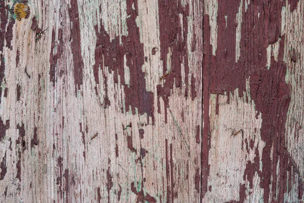 壁からの古い塗料の落下の詳細なマクロ写真 — ストック写真