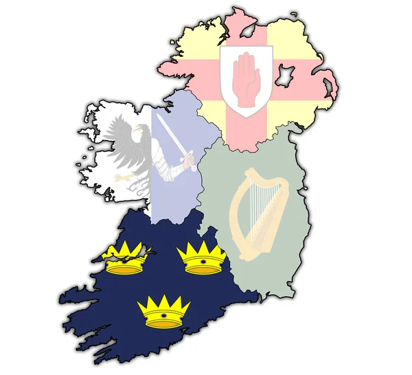 Munster en el mapa de Irlanda — Foto de Stock