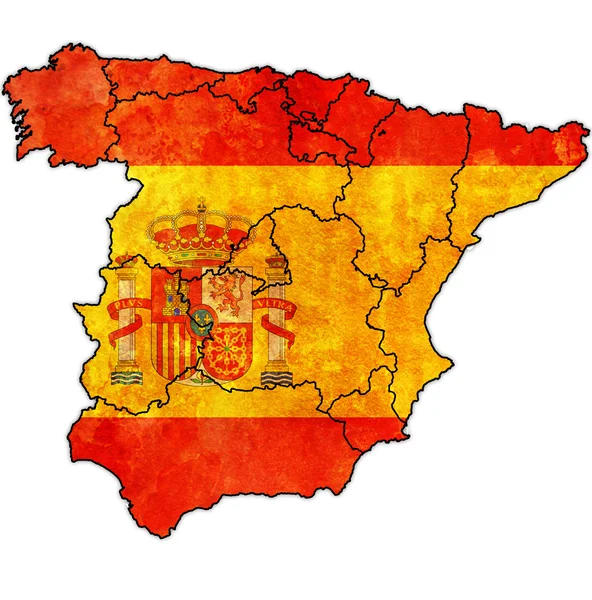 Administrativ indelning av Spanien — Stockfoto