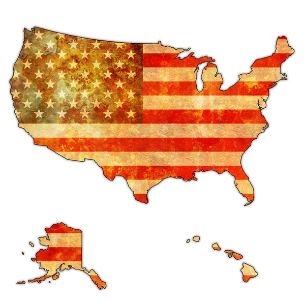 Map of usa — Stock Photo, Image