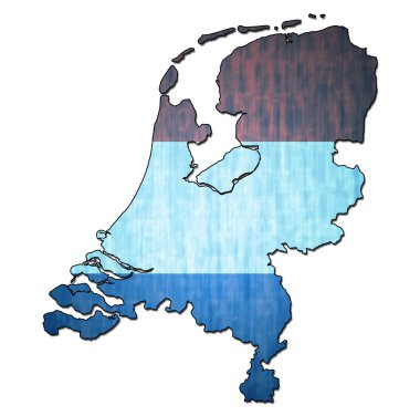 Hollanda bölge bayrağı ile