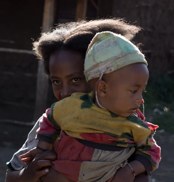 Bambini in etiopia — Foto Stock