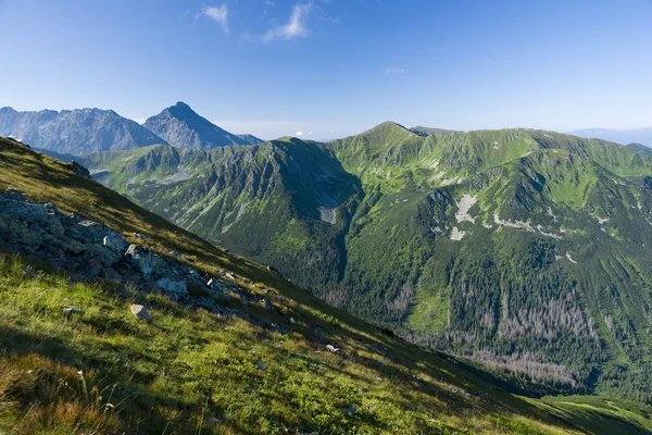 Polskie Tatry. Obszar doliny pięciu stawów polskich — Zdjęcie stockowe