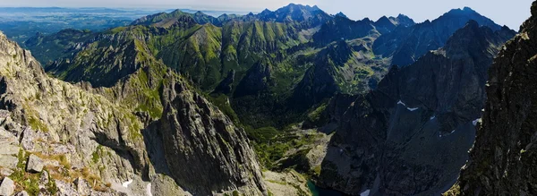 A lengyel Tátra panorámáját — Stock Fotó