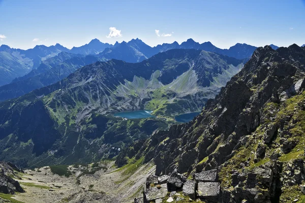 Panorama of Polish Tatra mountains — Stock Photo, Image