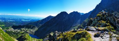 Polonya Tatras en iyi Swinica benim yol üzerinden panoramik