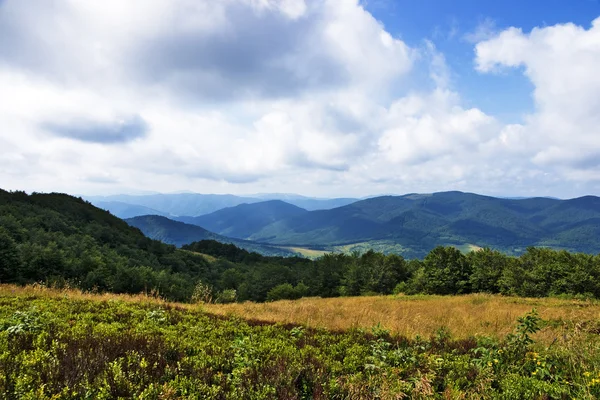 Polska gröna bergen Karpaterna — Stockfoto