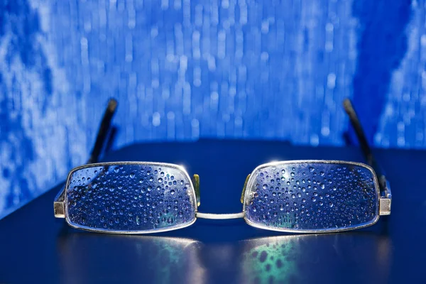 Spectacles of water droplets on the — Stock Photo, Image