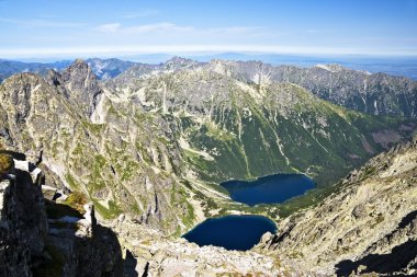 Rysy, vadi göz denizde gelen Polonya Tatras görüntülemek