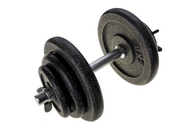 Siyah ağır dumbbel