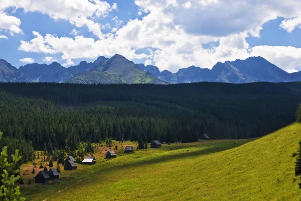 A lengyel Tátra panorámáját — Stock Fotó