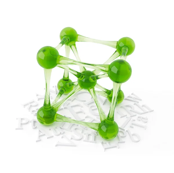 bir beyaz cam 3D nesne