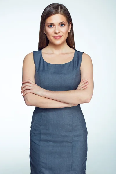 Mujer de negocios sonriente — Foto de Stock