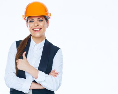 güzel gülümseyen mimar