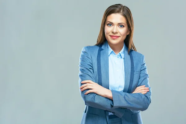 Empresaria con brazos cruzados — Foto de Stock