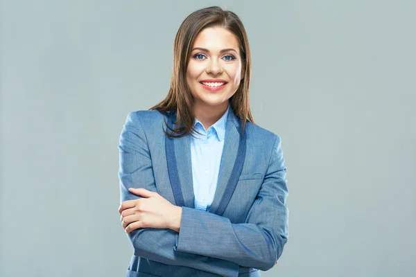 Empresaria con brazos cruzados — Foto de Stock