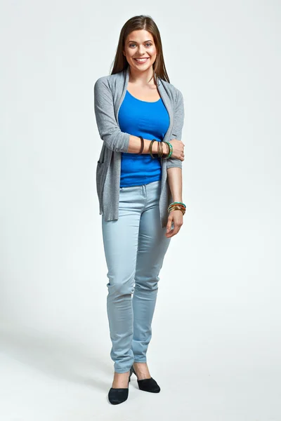 Young casual dressed woman — Stock Photo, Image