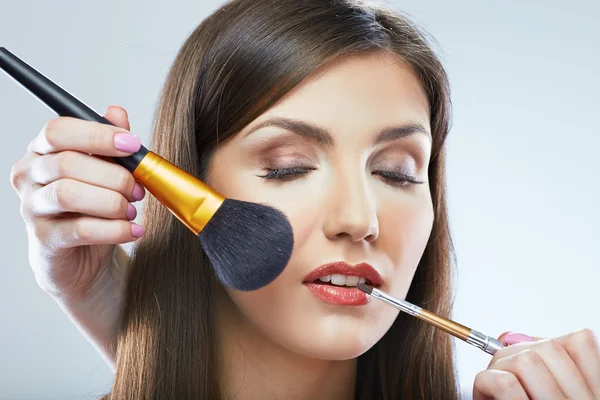 Güzel kadın yüzü