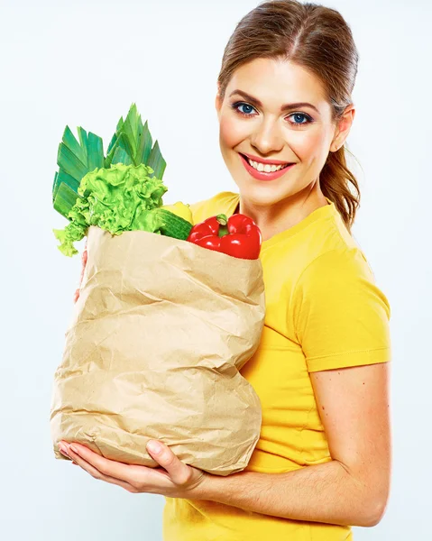 Estilo de vida saludable con comida vegana verde . —  Fotos de Stock