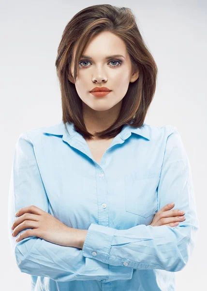 Retrato de jovem mulher de negócios . — Fotografia de Stock