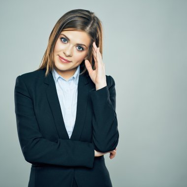 Genç düşünme iş kadını