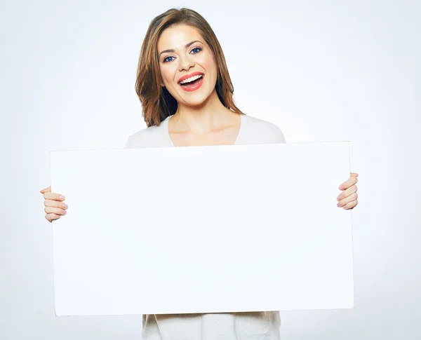 kadın holding boş poster