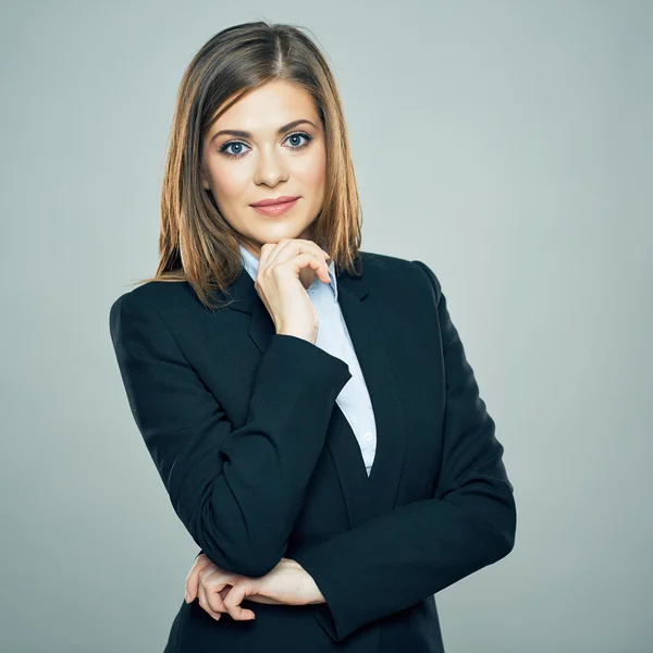 Femme d'affaires avec les bras croisés — Photo