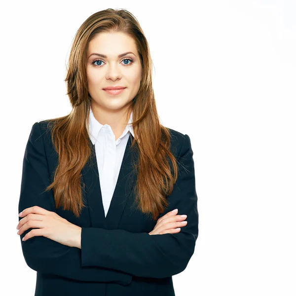 Businesswoman with crossed arms — Stock Photo, Image