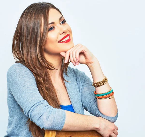 Feliz mujer sonriente — Foto de Stock