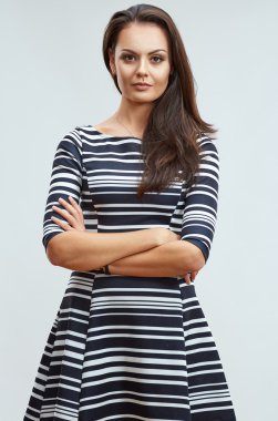 Kendine güvenen genç kadın